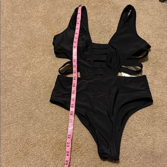 TiniBikini Black One Piece Swimsuit - Picture 11 of 12